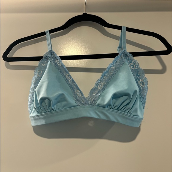 Spell Other - Spell Dove Lace Bralette (Dusty Blue) Size M